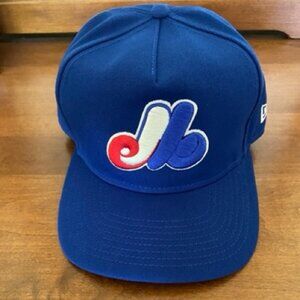 New Era Montreal Expos Golfer Snapback Hat Vintage Authentic Retro